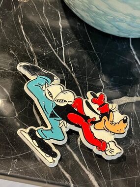 Vintage Walt Disney Great Ice Odyssey Goofy Skating Pin